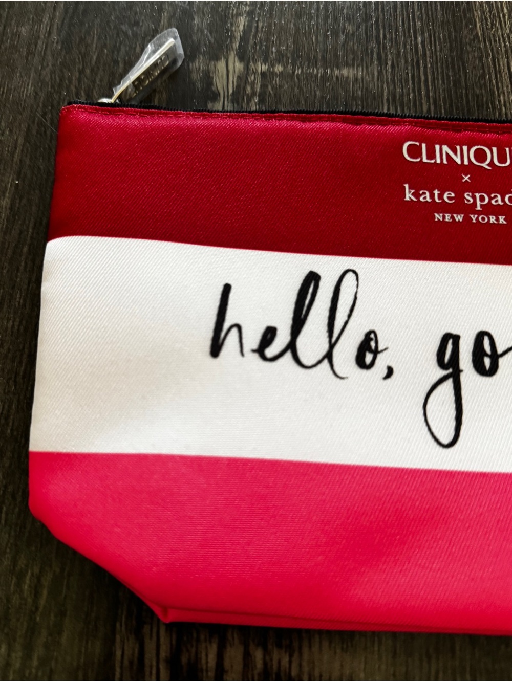 Clinique x Kate Spade Hello Gorgeous Cosmetic Makeup Bag GWP - Picture 2 of 9